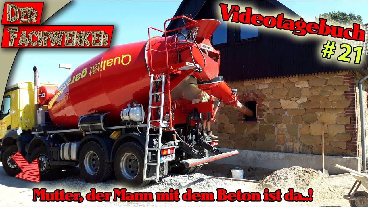 Fachwerkhaus VLog #21 - Die Bodenplatte kann endlich weiterwachsen!