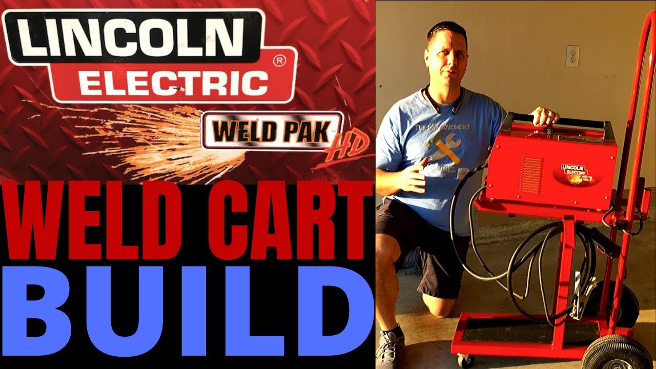 Сварочная тележка Lincoln Electric Weld PAK HD | Тележка для проектного сварщика | Пневматические...
