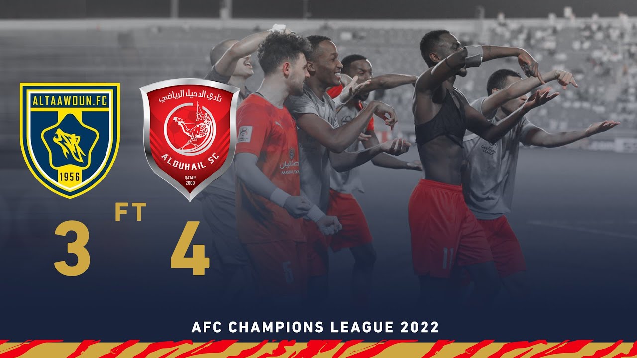 الأهداف | التعاون السعودي 3 - 4 الدحيل | دوري أبطال آسيا 2022