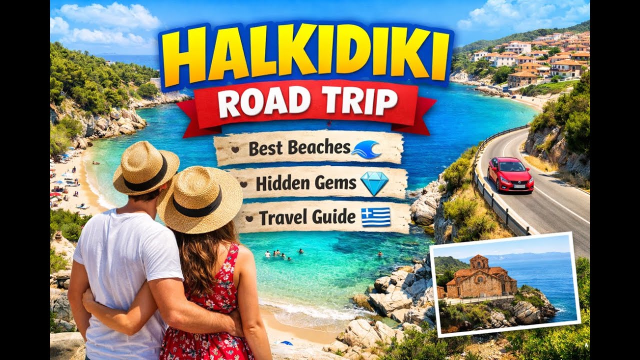 Halkidiki, Greece | Exploring Possidi Cape & the Godzilla Rock Formation!