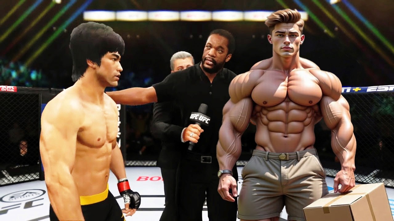 Bruce Lee vs. Garb Courier (EA Sports UFC 4)
