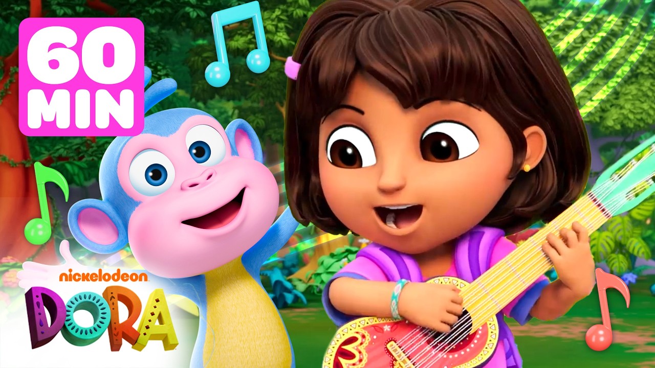 Dora's Sing Along Song Marathon! #5 🎶 60 Minutes of Circle Time Songs | Dora & Friends