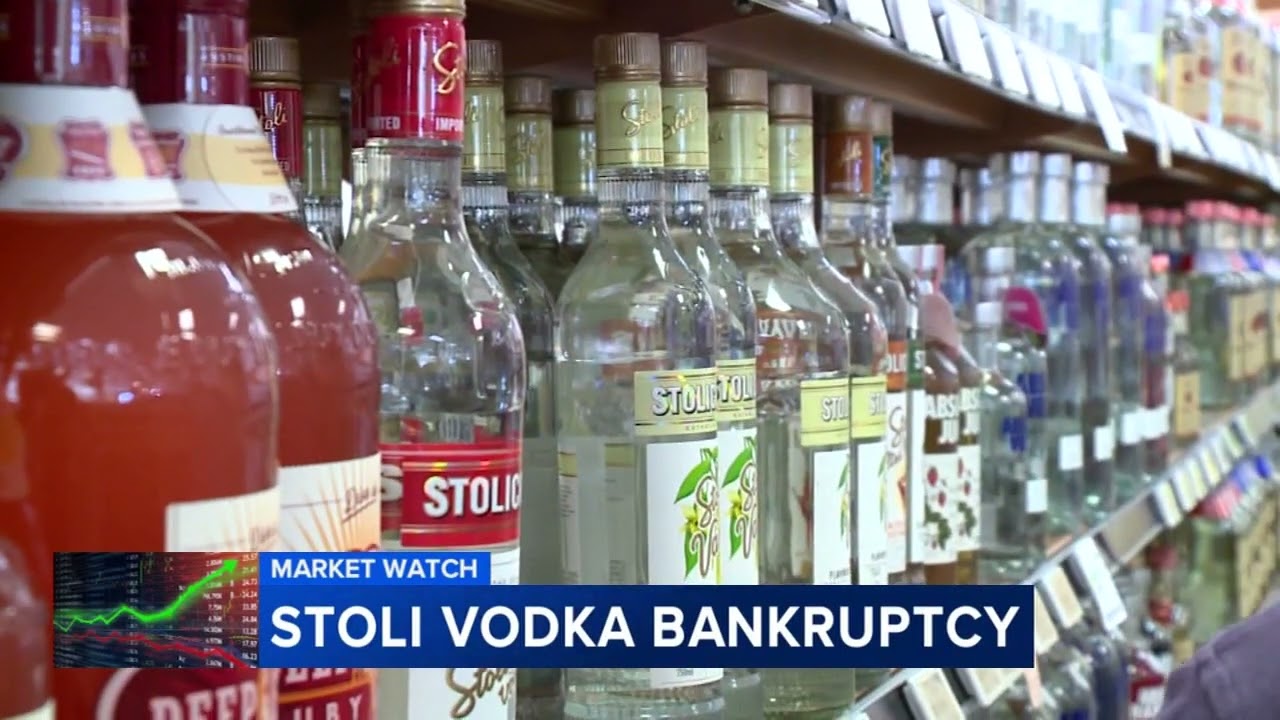 Stoli vodka files for bankruptcy in the United States