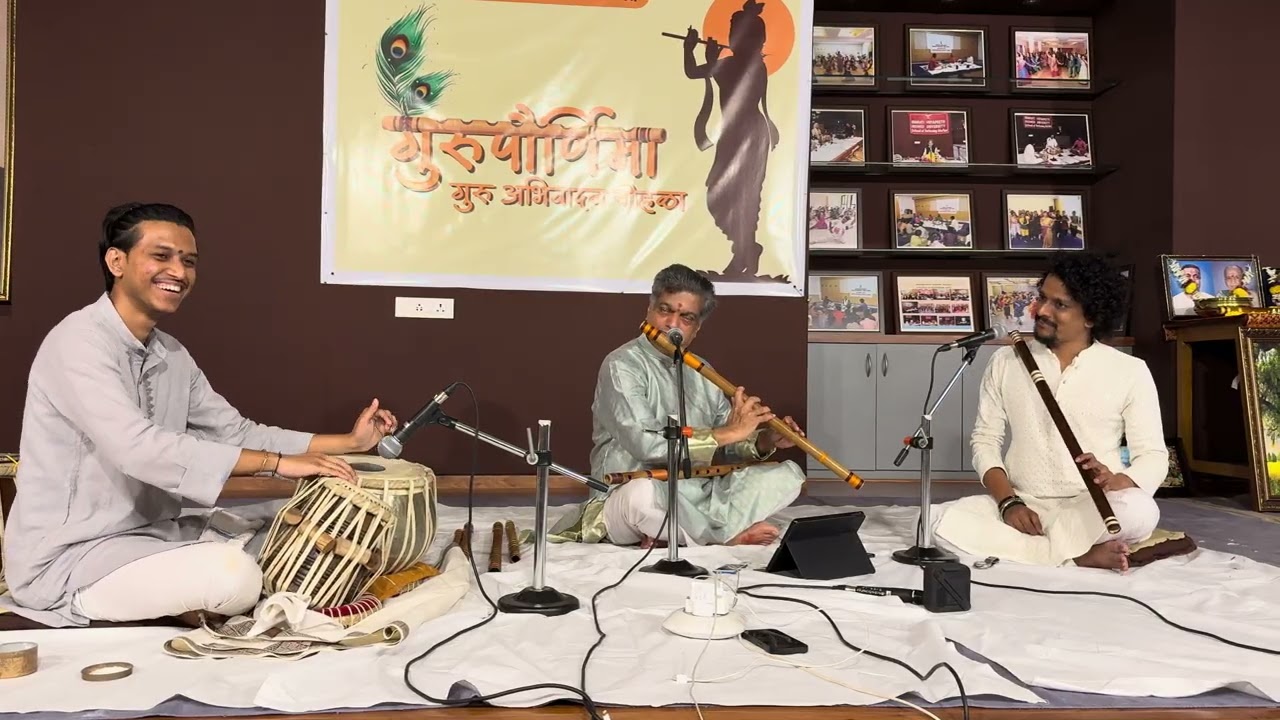 Raag Hindolika | Pt.Rajendra Kulkarni | Tukaram Jadhav #indianclassicalmusic #flute #tabla #music