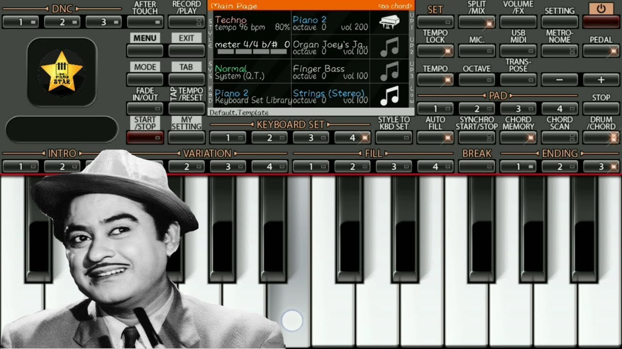 Mere Mehboob Qayamat Hogi - Instrumental + Easy Tutorial on Mobile ORG 2019 | Piano Star