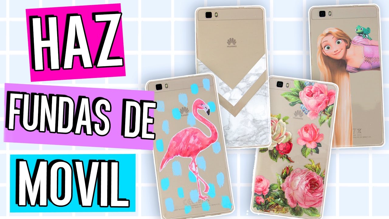 Haz 10 fundas para movil super bonitas! Con una sola funda!