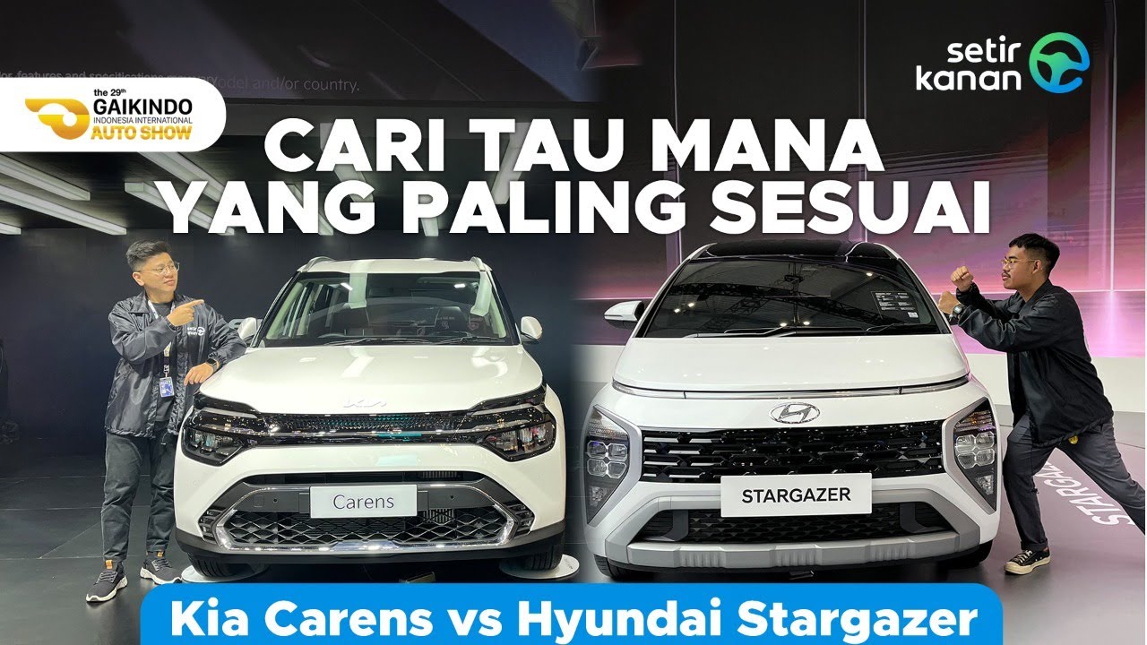 Berbeda Segmen Tapi Banyak Yang Serupa | Hyundai Stargazer vs Kia Carens | GIIAS BSD 2022