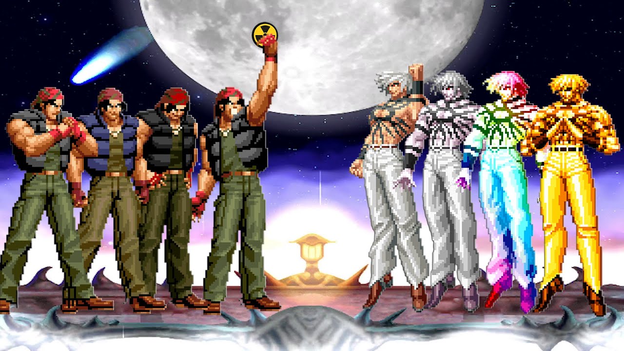 [KOF Mugen] Команда Ральфа Джонса против команды Ороти