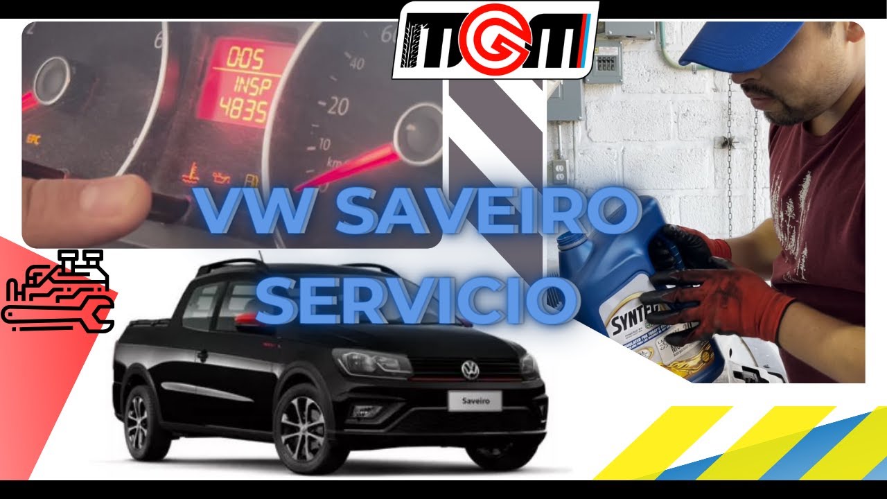 Tutorial Servicio VW Saveiro/Robust 1.6 afinación, aceite, filtros, borrar testigo (MANUEL GM)