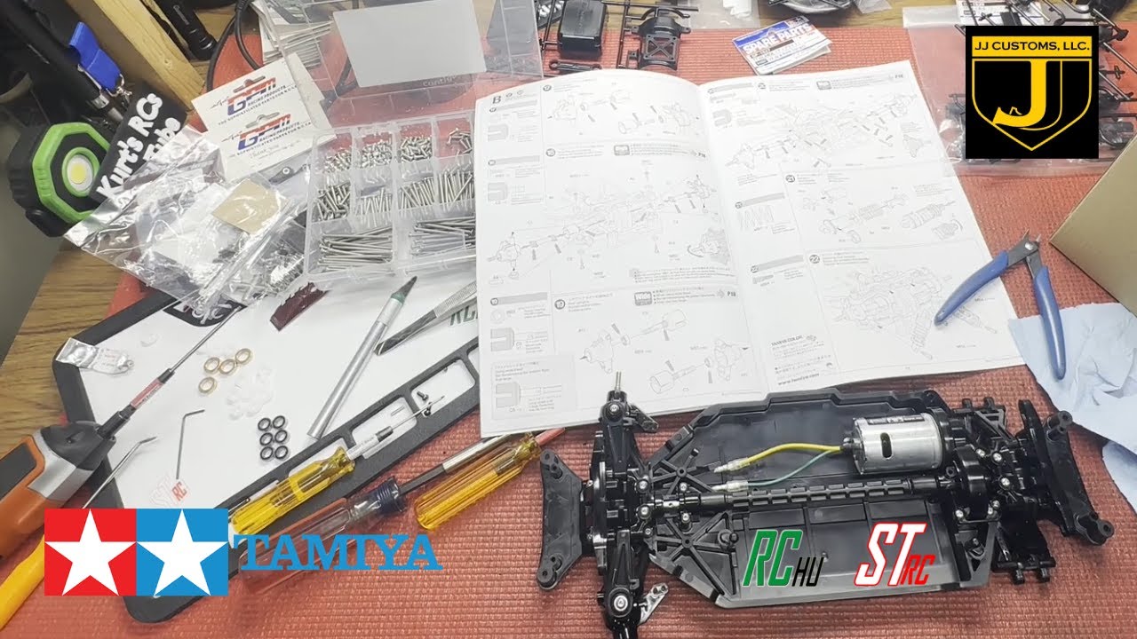 Tamiya TT02 Porsche 911 GT3 992 Build Steps 13 thru 18 #tamiya #rcfun #porsche #speedtekrc
