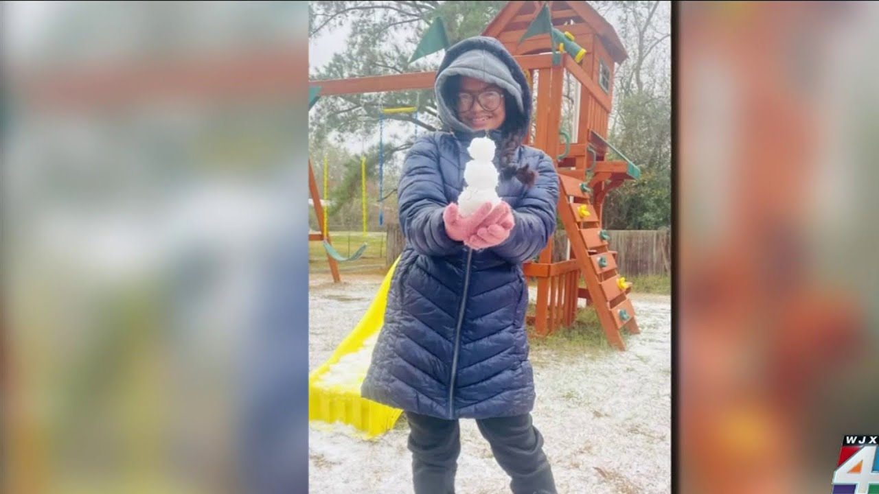 Snow in Jacksonville! Residents in Northeast Florida wake up to snow as winter storm moves out