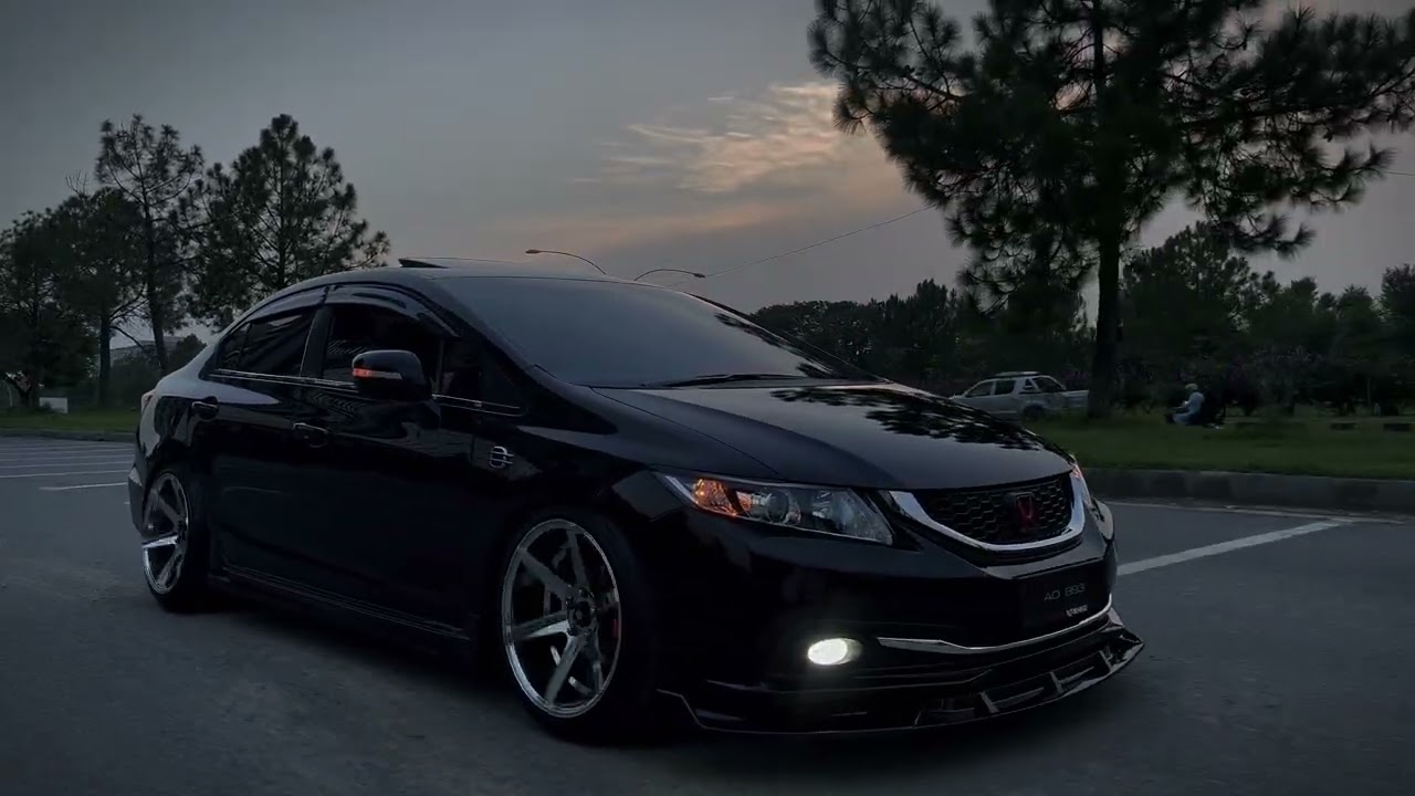 Black Honda Civic Cinematic Drive | Car Lovers Video
