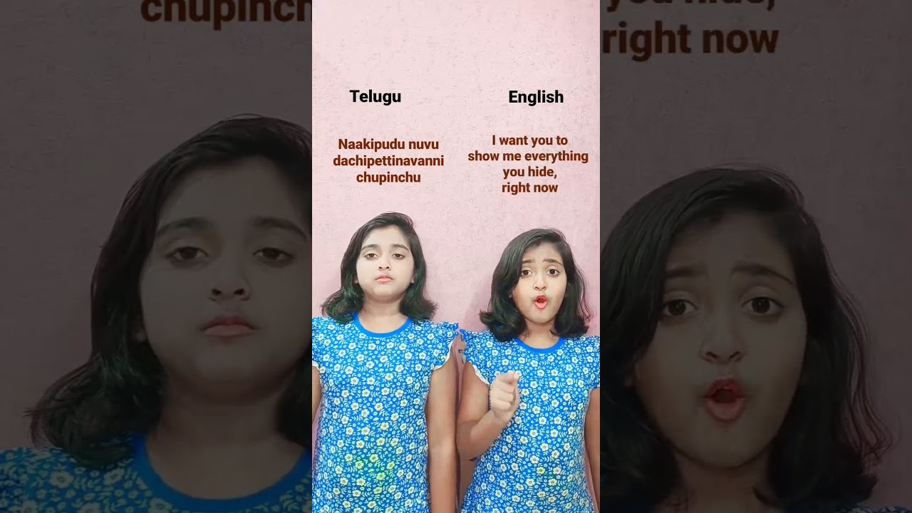 Telugu vs English conversations