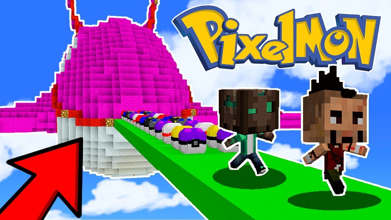 DESAFÍO DE LUCKY BLOCKS EN KYOGRE SHINY GIGANTE 😍 - TODOS LOS LUCKY BLOCK EN PIXELMON MINECRAFT