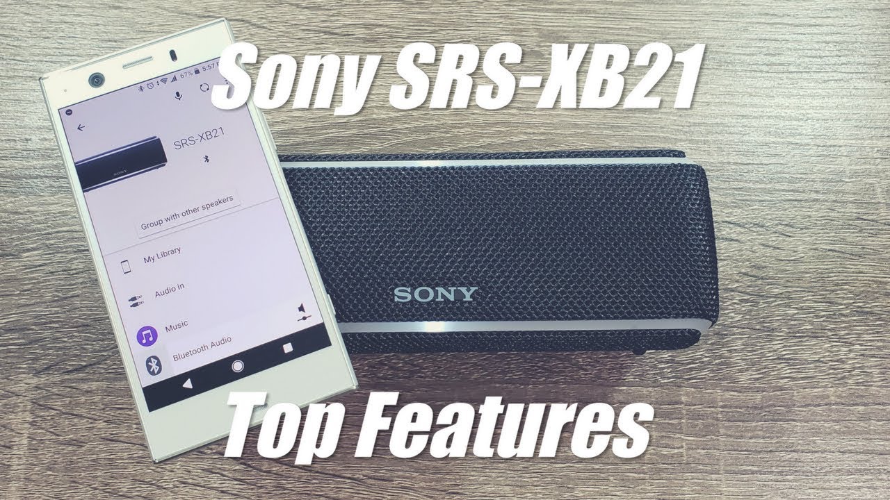 Sony SRS XB21 Bluetooth Speaker Top Features - How to change light effects?