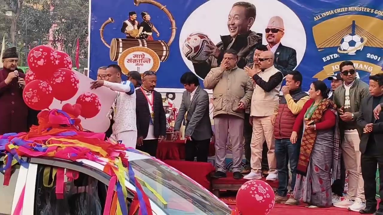 All india chief ministers Gold Cup football tournament Jorethang Maghey Mela South sikkim #highlight