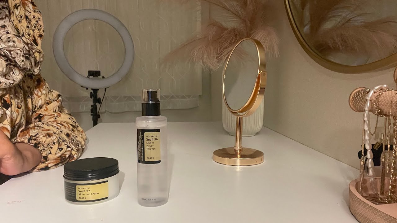 skincare routine, cosrx snail mucin. Creamkan halaga wardoono.