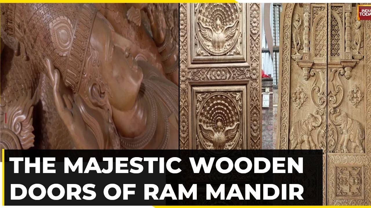The Grand Ram Mandir Of Ayodhya Gets Its Hand Crafted Wooden Doors From Hyderabad