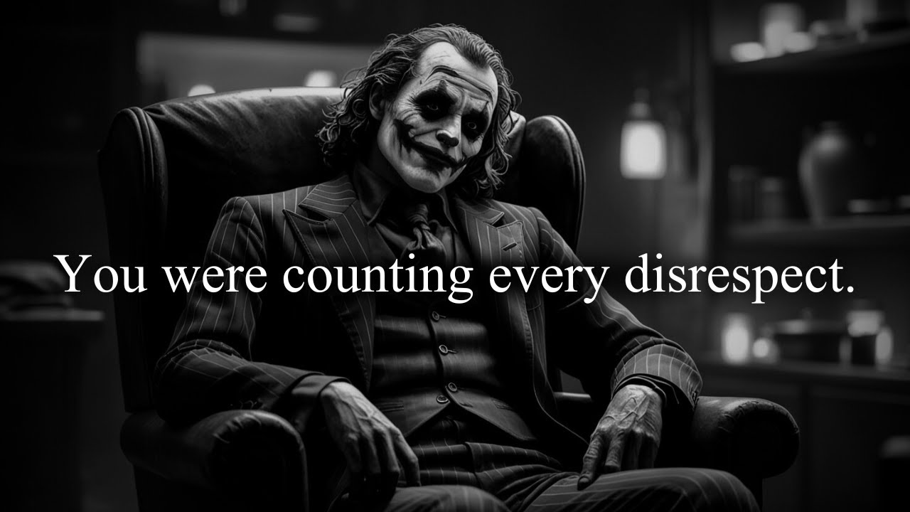 They Never REALIZED You Were SILENTLY Counting Every DISRESPECT Towards You -Joker Speech Motivation