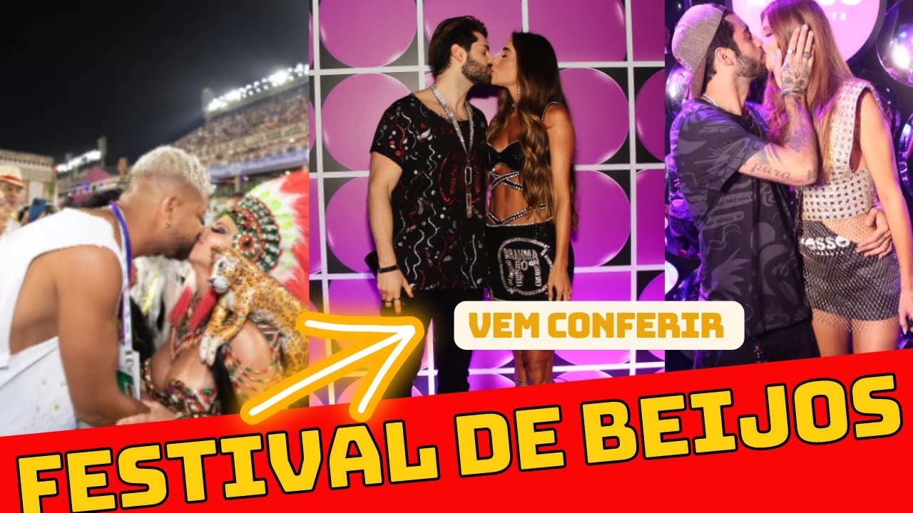 Confira o festival de beijos na Sapuca&iacute;