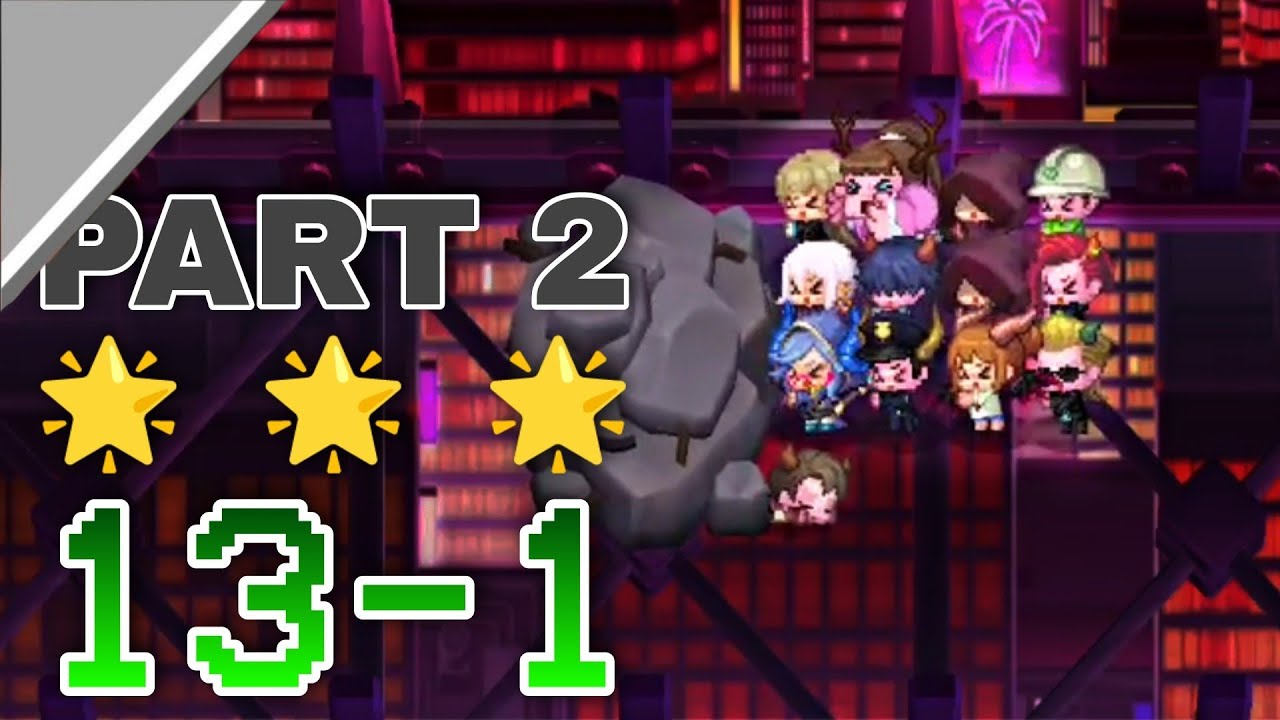 Guardian Tales 13-1 Guide (Full 3 Star + Video Record #10 | PART 2) | Main Lobby