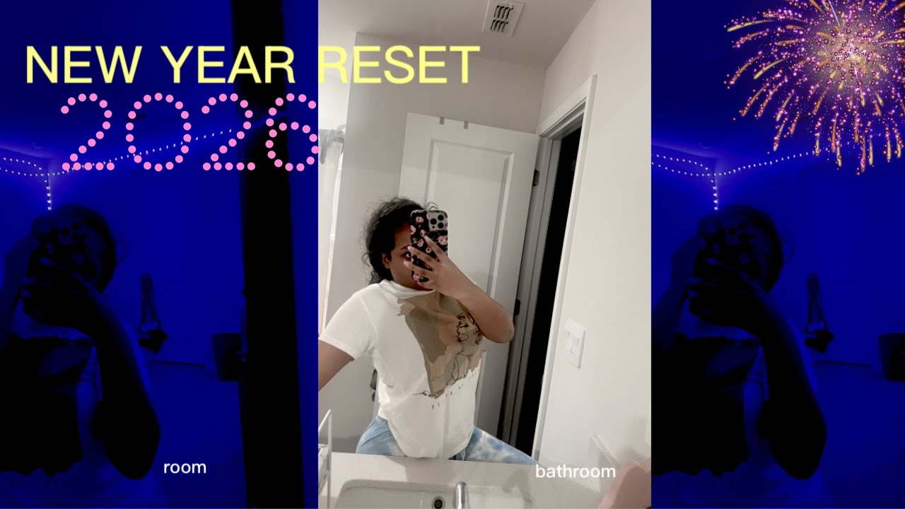 NEW YEAR RESET 2026:organizing,deep clean,declutter my room,new goals