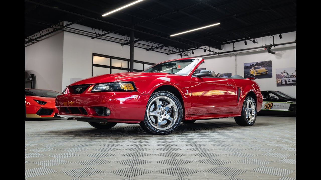 2001 Ford Mustang SVT Cobra! Only 12K Miles! All stock and original! Startup and walk around!