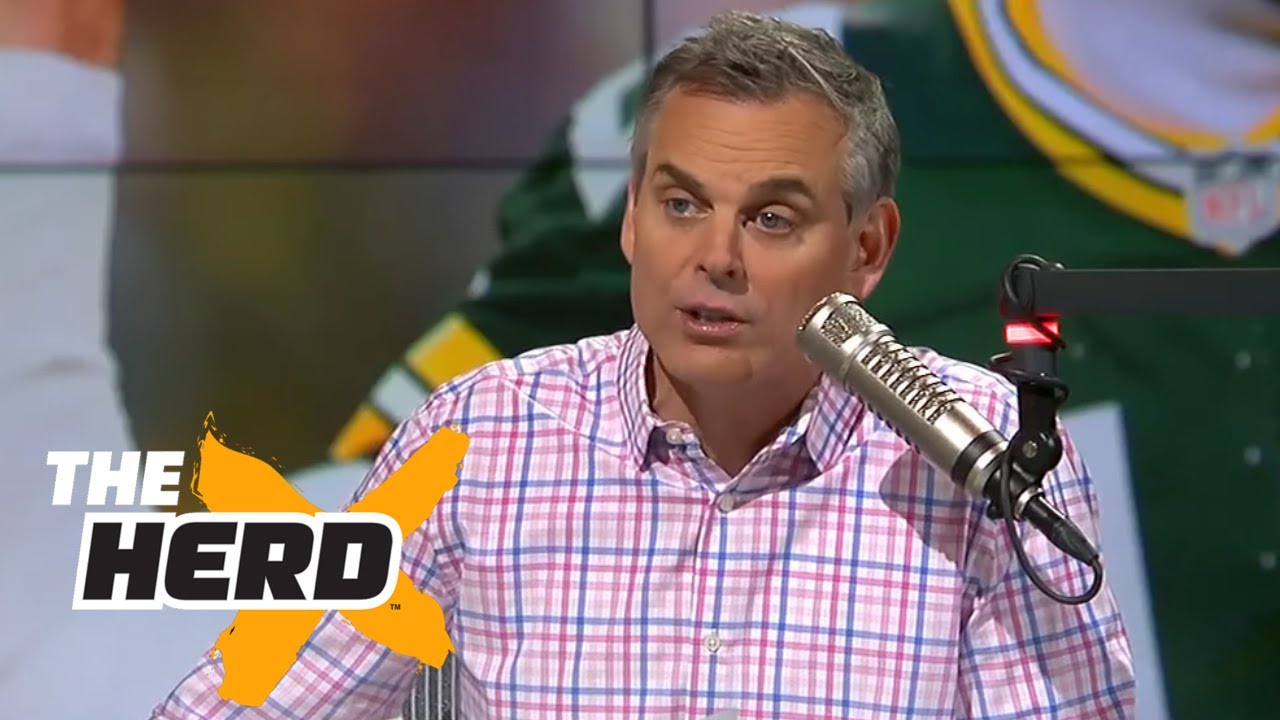 Colin reacts to Aaron Rodgers' most remarkable play from win over Cowboys | THE HERD