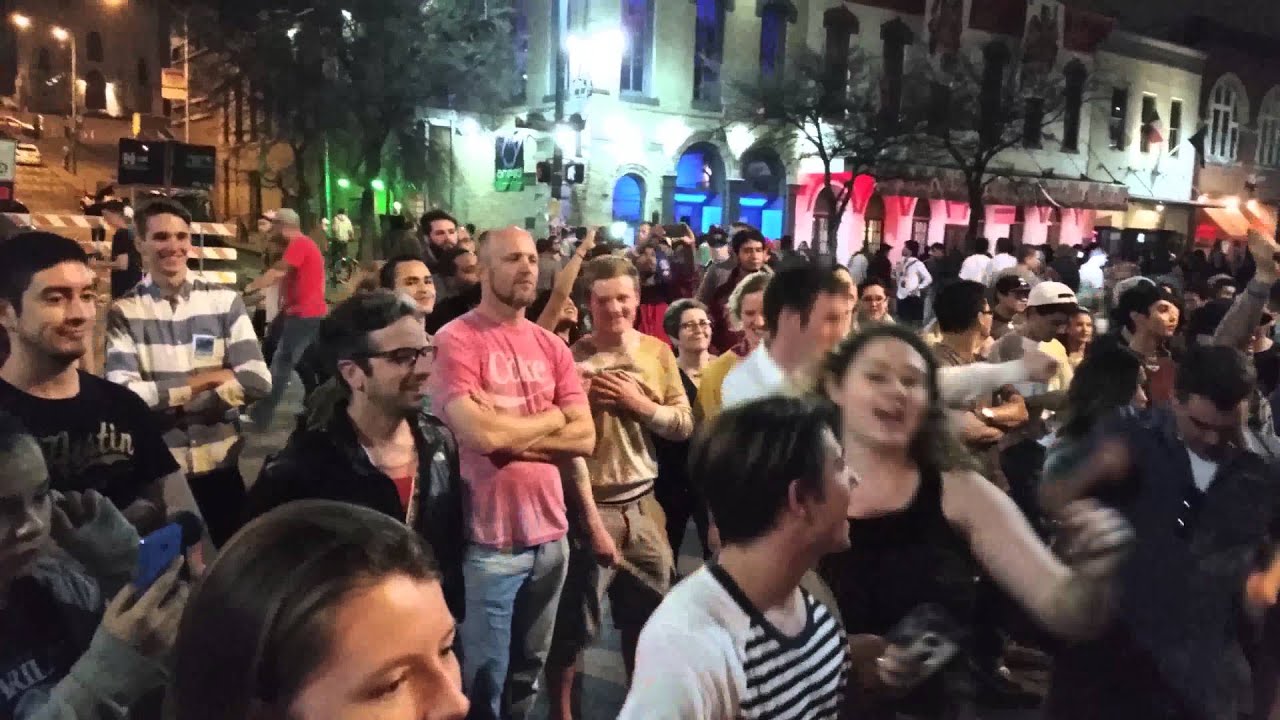 SXSW 2015 Festival Walk through 6th Street Austin TX