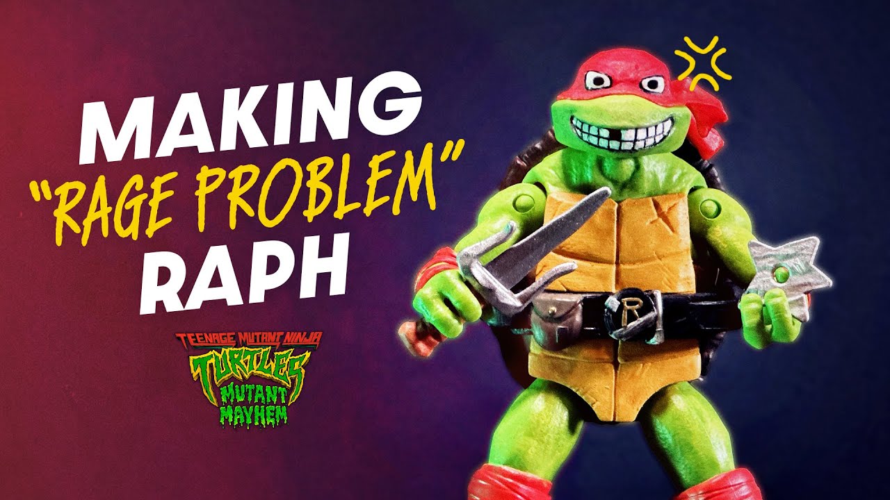Customizing Mutant Mayhem Raphael! | TMNT Action Figure Custom