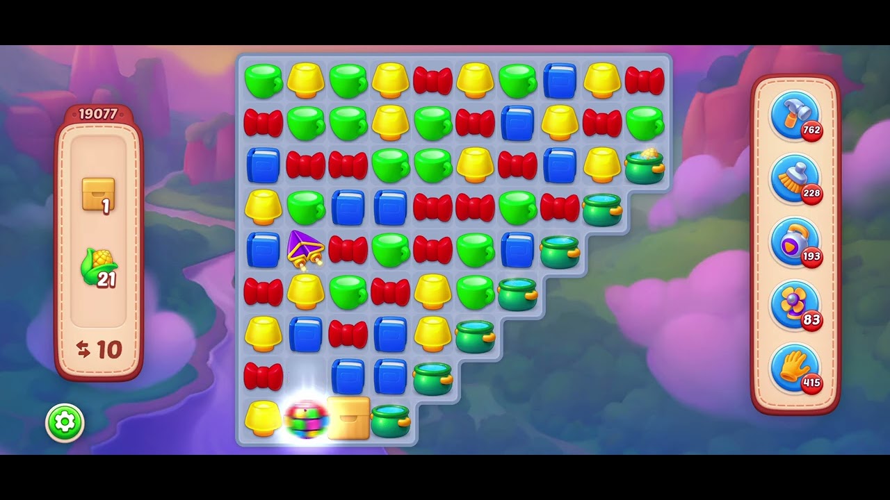 Homescapes Level 19077  -- No cheats