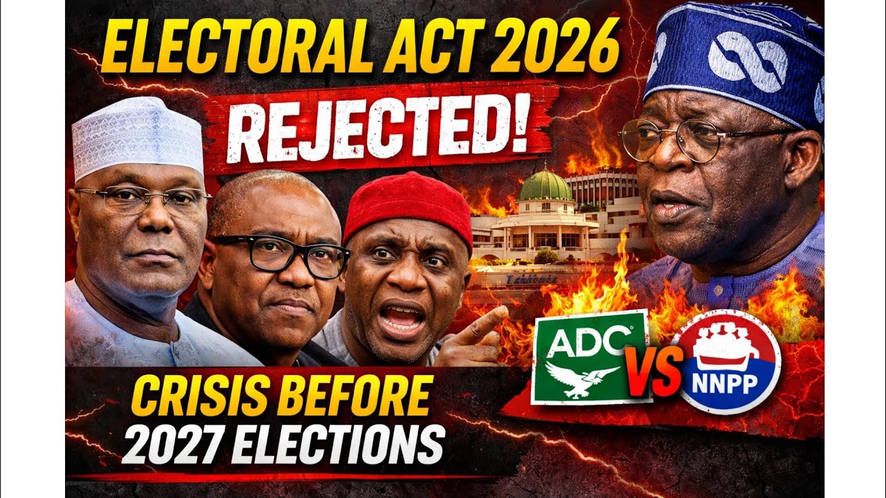 Electoral Act 2026 Sparks Outrage: ADC & NNPP Reject Tinubu’s New Law Ahead of 2027 Elections