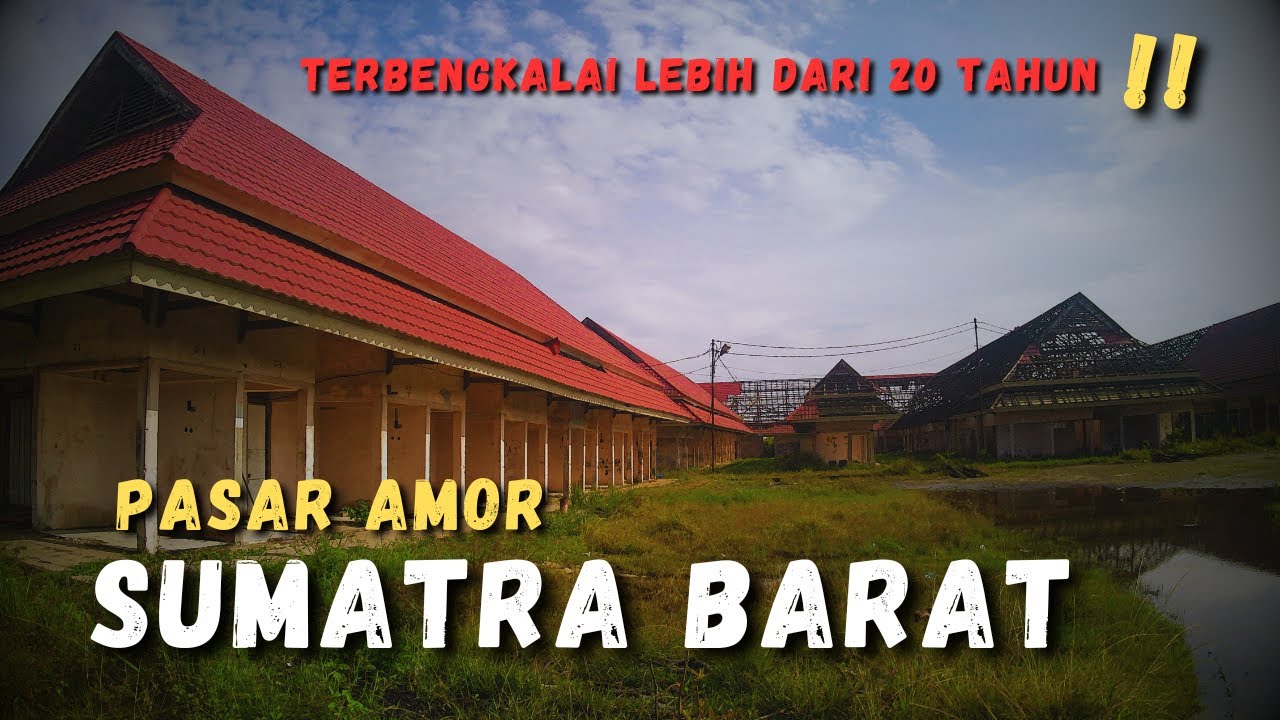 Pasar Ini Sempat Ramai Pengunjung Selama Satu Tahun,Namun Sekarang Kondisinya Sangat Terbengkalai