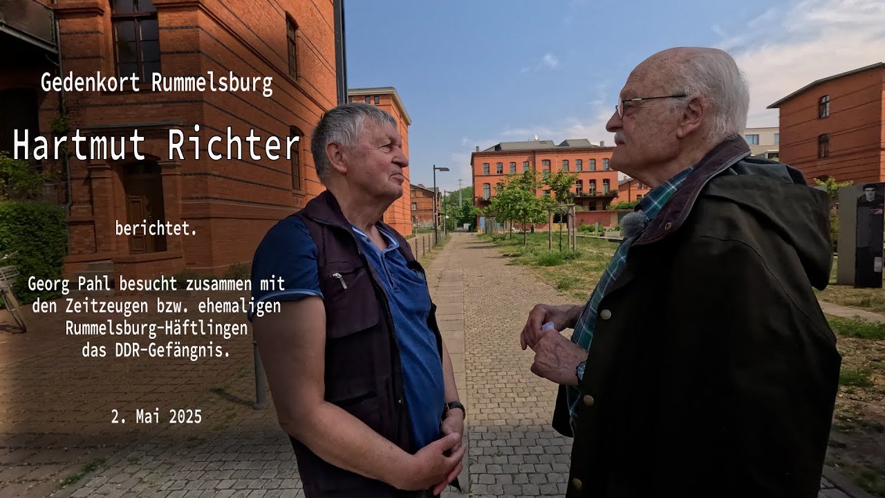 Gedenkort Rummelsburg (Part 2): Hartmut Richter trifft Georg Pahl.