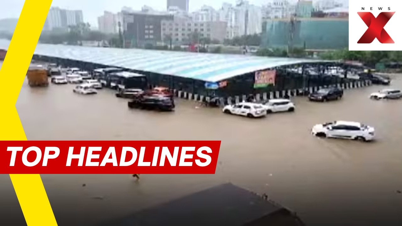 Gurugram Rain: Heavy Monsoon Waterlogging Strands Bus, Poor Drainage Exposed Again | Top Stories|
