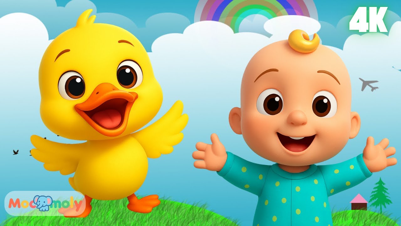 👉 Happy Little Duck Song 🦆 | Baby Songs 2025 | Nursery Rhymes & Cartoon Music for Kids