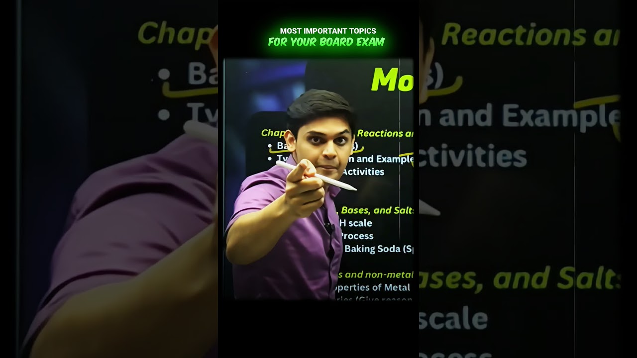 Most Important Topics For Board Exams 😱||Prashant Kirad #shorts #boardexam #ytshorts #cbse