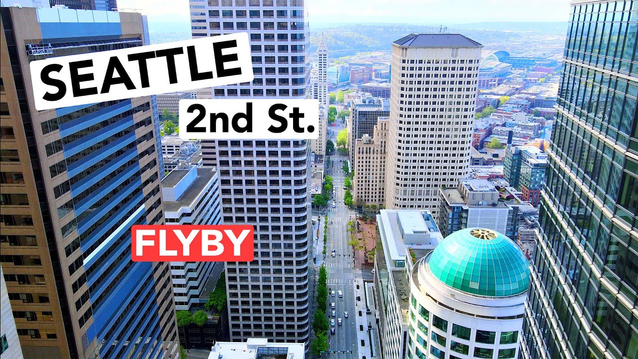 Seattle 2nd Ave. Downtown Flyby