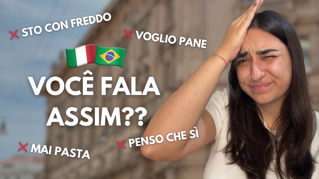 Se você fala italiano assim, eles SABEM que você é brasileiro