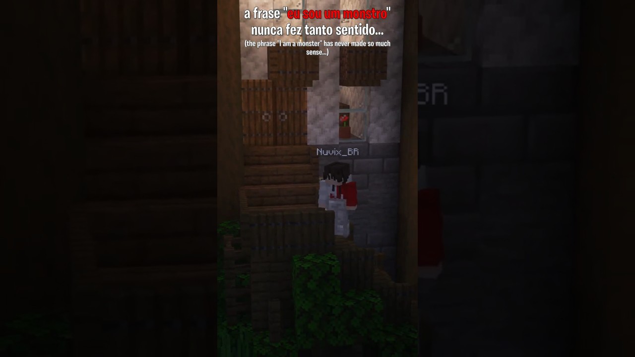 EU sou um MONSTRO... #minecraft #minecraftmemes #minebr #curiosidades #memes #nuvixbr