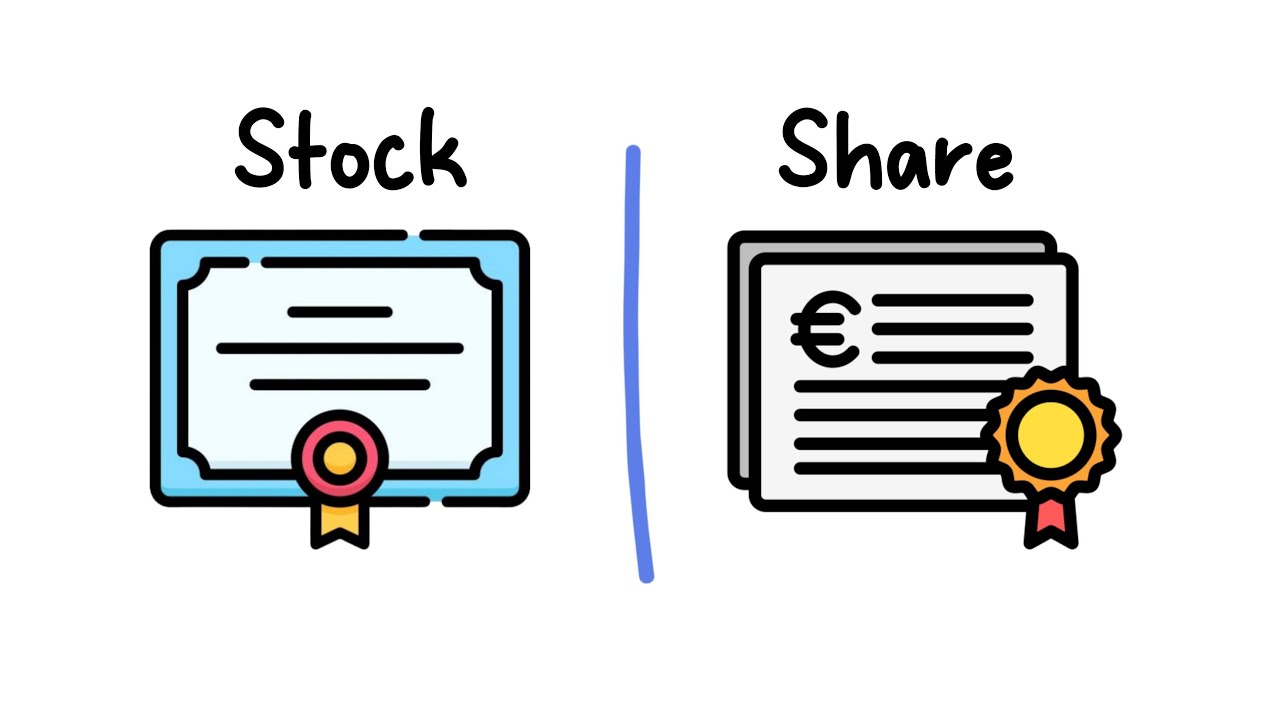 Differences between stock and shares !!