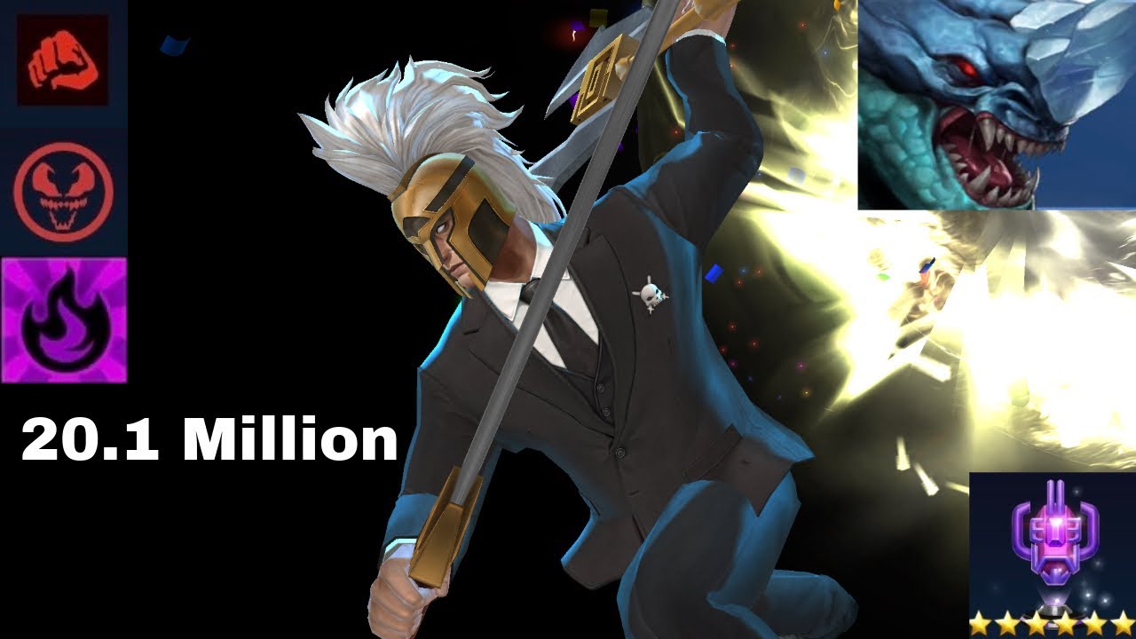 Ares 20.1 Million (Mighty Rage) | Combat Villain ABX Burn - Marvel Future Fight