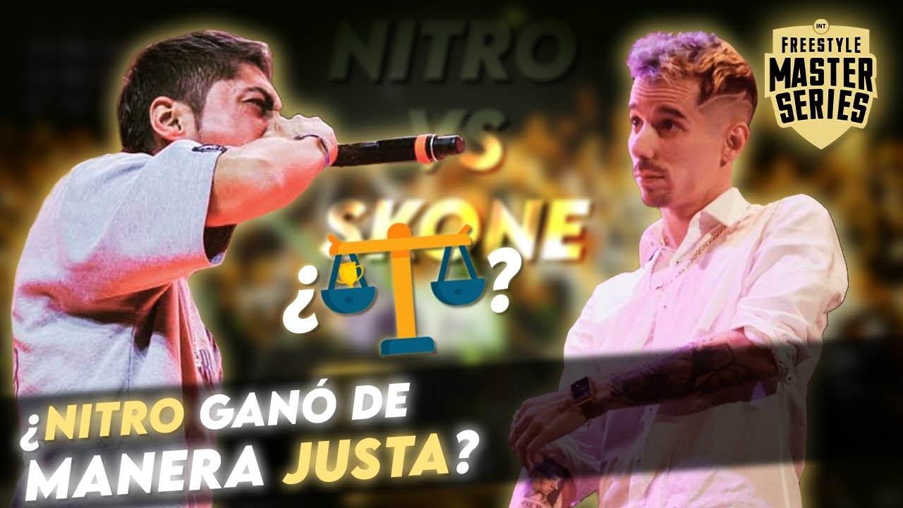 ¿NITRO GANÓ DE MANERA JUSTA A SKONE? | Votación FMS Internacional Cuartos de final | Nitro vs Skone