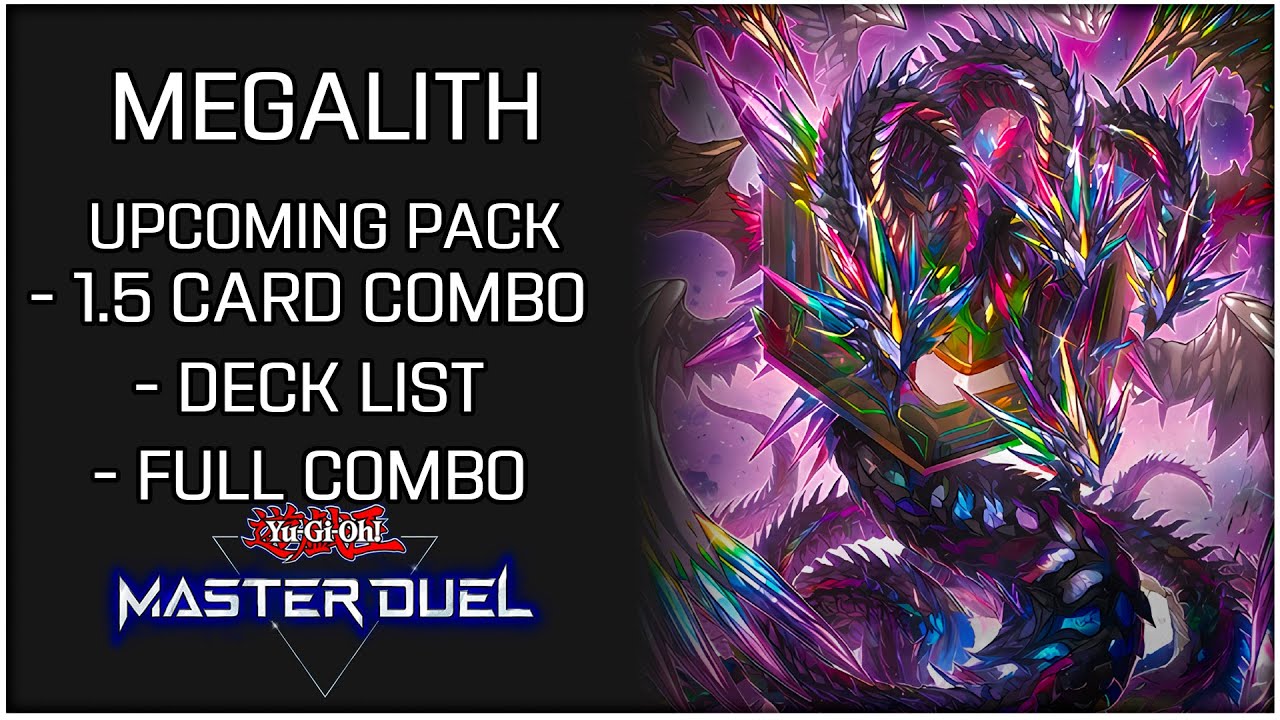 Megalith Deck Combos Testing for Upcoming Selection Pack | Yu-Gi-Oh! Master Duel