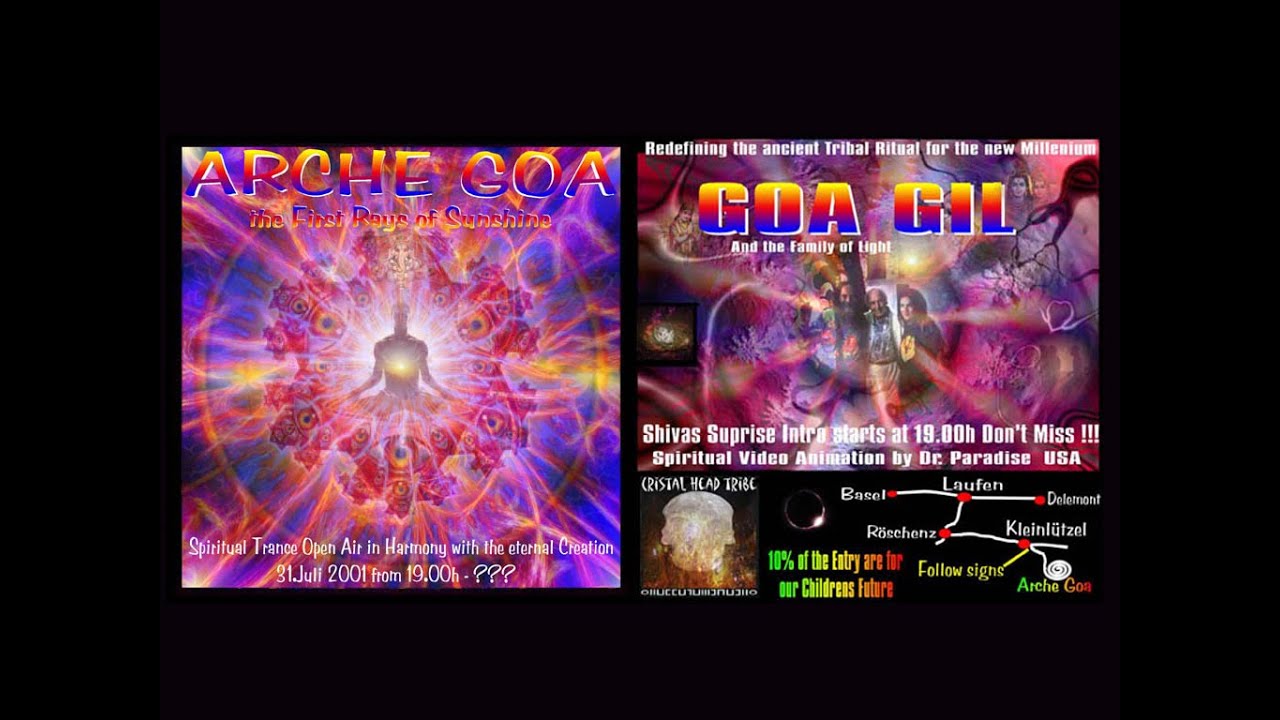 Arche Goa 2 - Goa Gil, Albert Hofmann, Nina Hagen - Switzerland August 1st 2001
