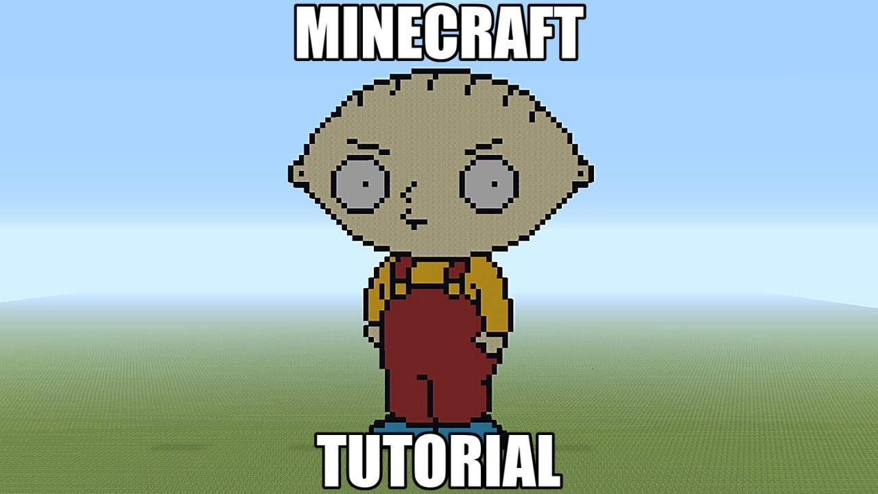 Minecraft Pixel Art Tutorial - Stewie