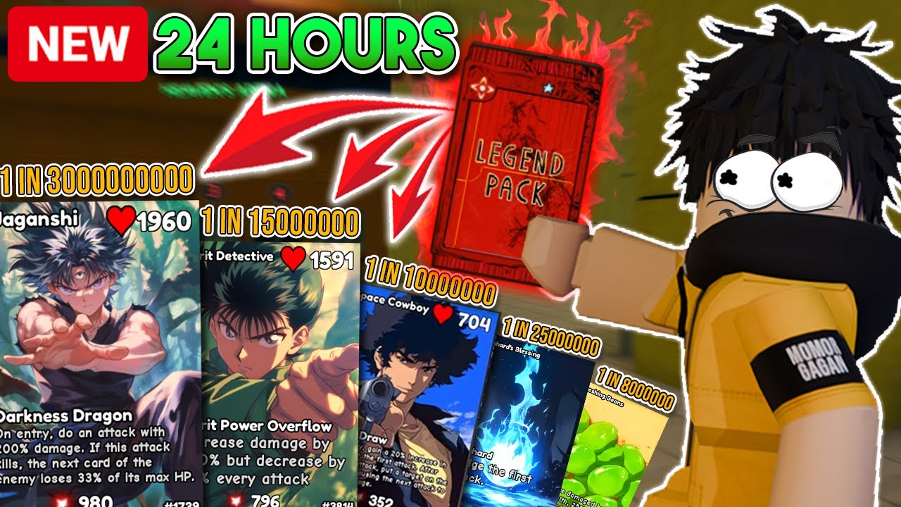 Spending 24 Hours in Anime Card Battle Update 6 [DIVINE] AND GET A LOT OF NEW CARD!