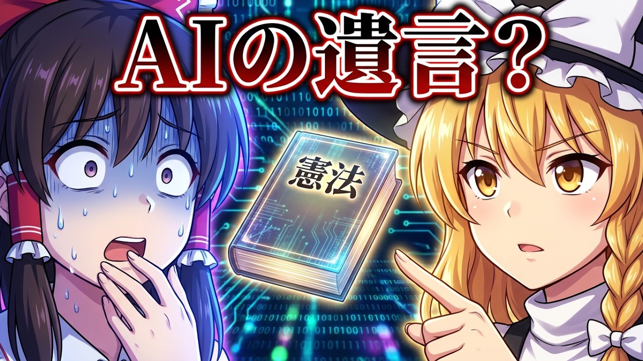 AIに「なぜ」を教える理由 ／ Claude・Anthropic・AI安全性・AI倫理