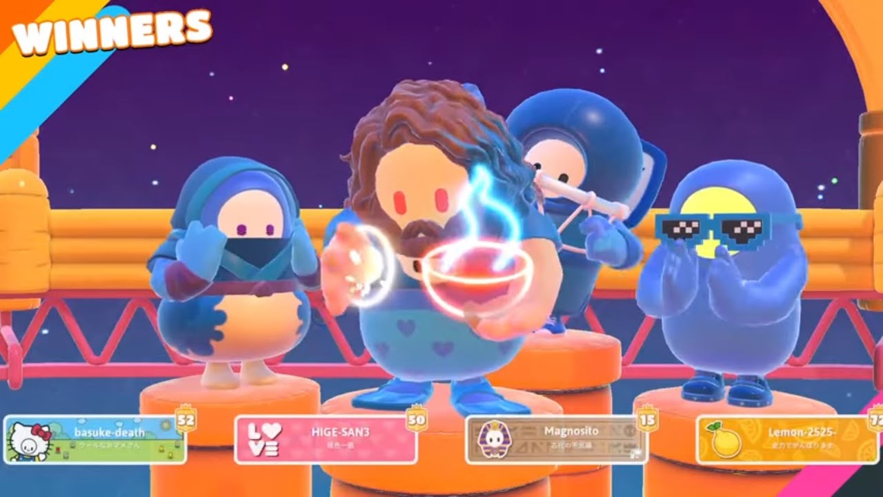 【Fall Guys 　PS5】フォールガイズ　ヒゲの配信　ヒゲと遊ぼう