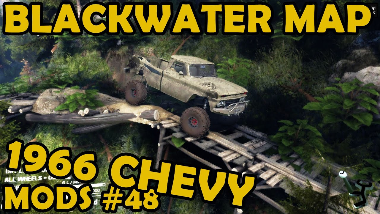 Spin Tires|Обзор мода №48 &mdash; Карта Блэкуотера + Chevrolet 1966 года